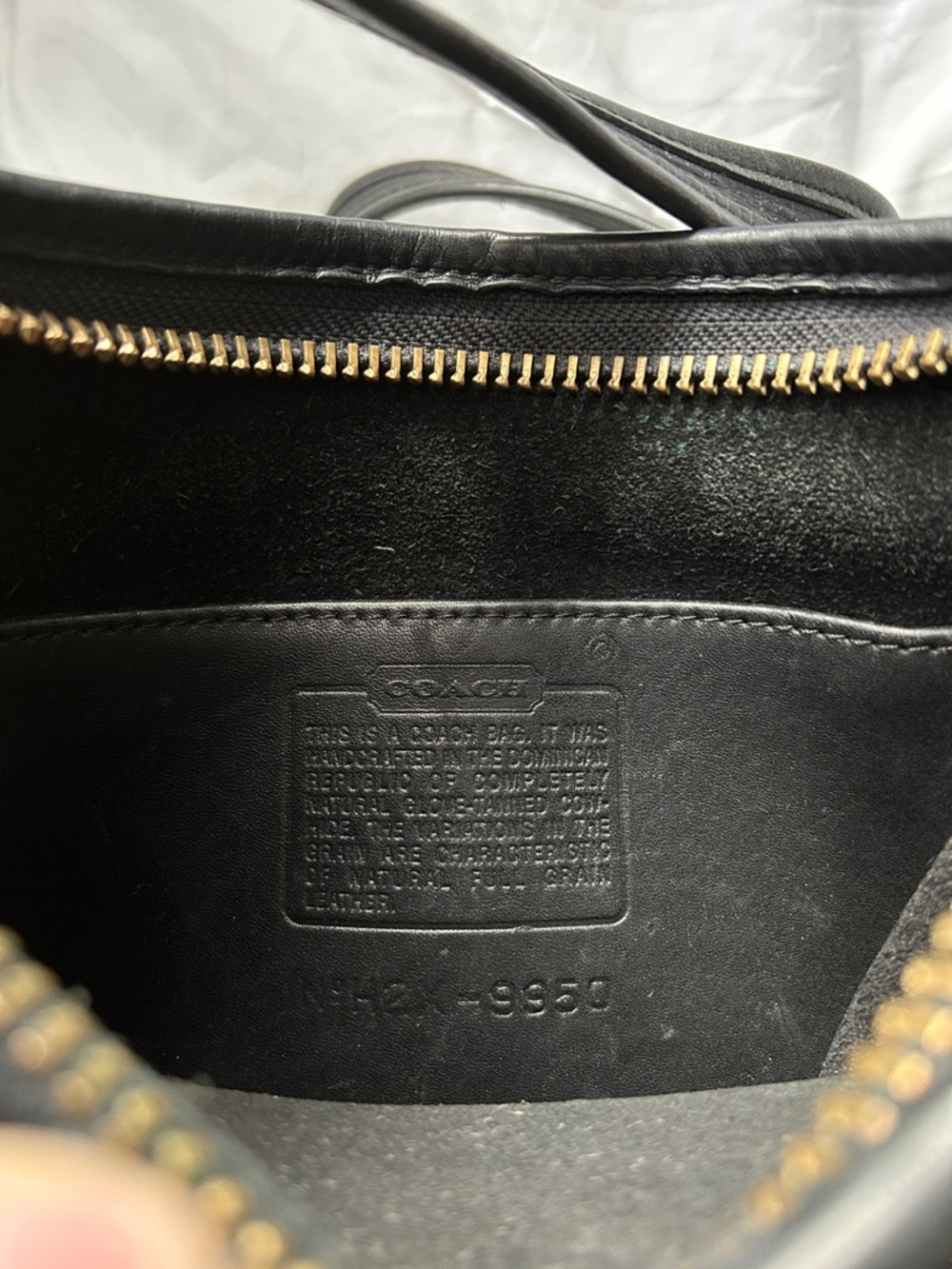 COACH Black Leather Crossbody Bag - Picture 4 of 4